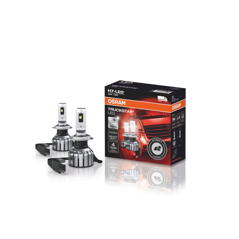 OSRAM LED H7 24V 16W TRUCKSTAR SET 2 KS