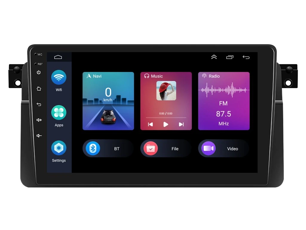 PODOFO 2DIN AUTORÁDIO PEV25 ANDROID, BMW E46