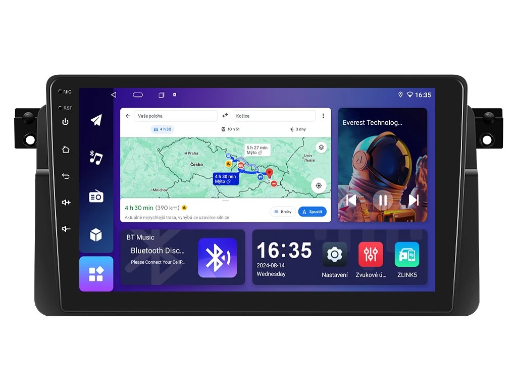 ISUDAR 2DIN AUTORÁDIO T68B-IEV12 ANDROID, BMW E46