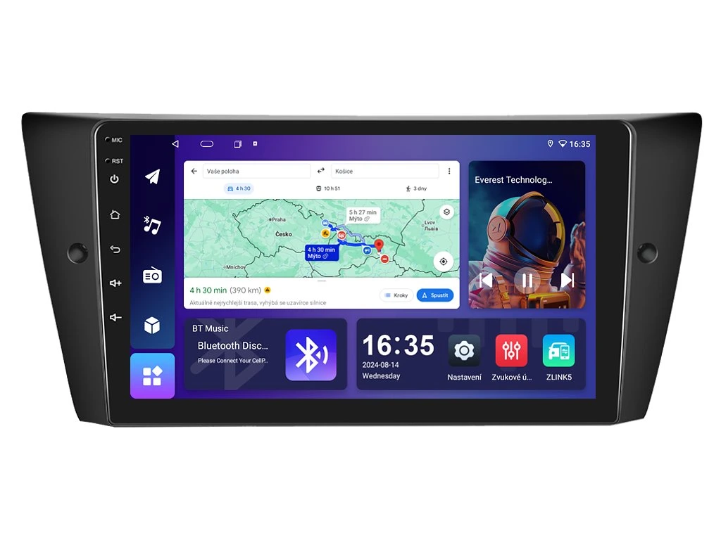 ISUDAR 2DIN AUTORÁDIO T68B-IEV13 ANDROID, BMW E90 / E91 / E92 / E93