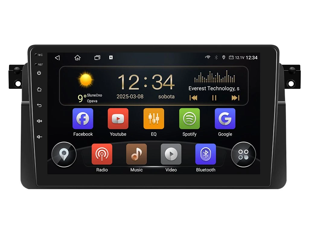ISUDAR 2DIN AUTORÁDIO T75-IEV84 ANDROID, BMW E46