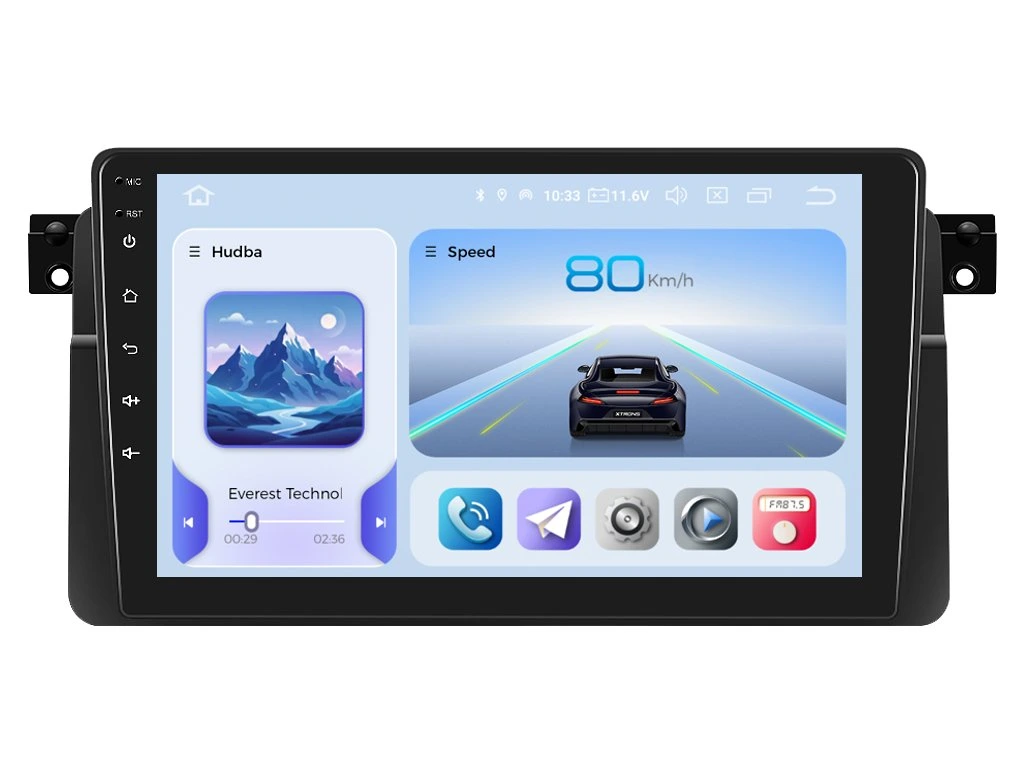 XTRONS 2DIN AUTORÁDIO IQP-XEV29 ANDROID, BMW E46