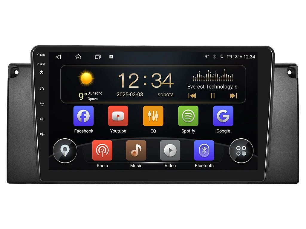 ISUDAR 2DIN AUTORÁDIO T72-IEV85 ANDROID, BMW E39 / X5 E53
