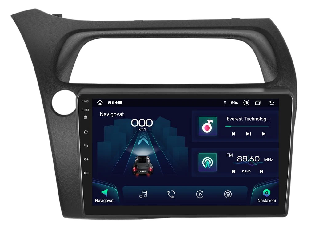 XTRONS 2DIN AUTORÁDIO IAP12-XEV52 ANDROID, HONDA CIVIC 8G