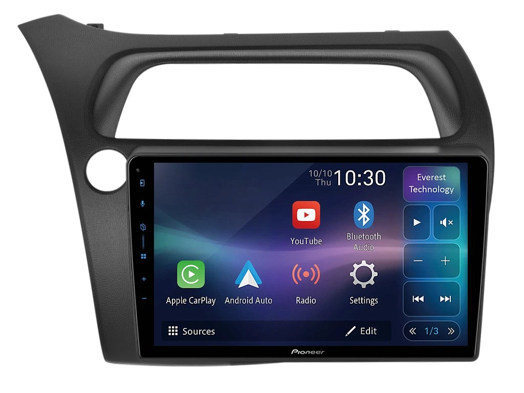 PIONEER 2DIN AUTORÁDIO SPH-PF97BT, HONDA CIVIC 8G