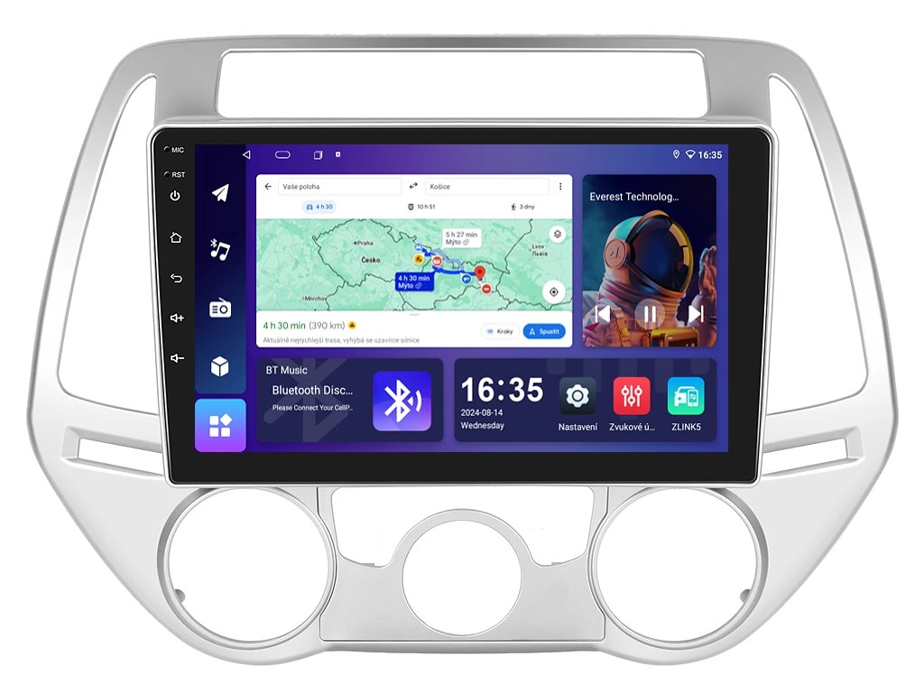 ISUDAR 2DIN AUTORÁDIO T68B-IEV45 ANDROID, HYUNDAI I20