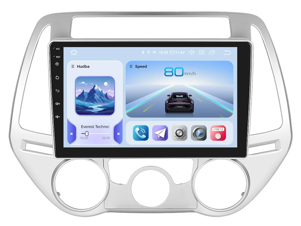 XTRONS 2DIN AUTORÁDIO IQP-XEV45 ANDROID, HYUNDAI I20