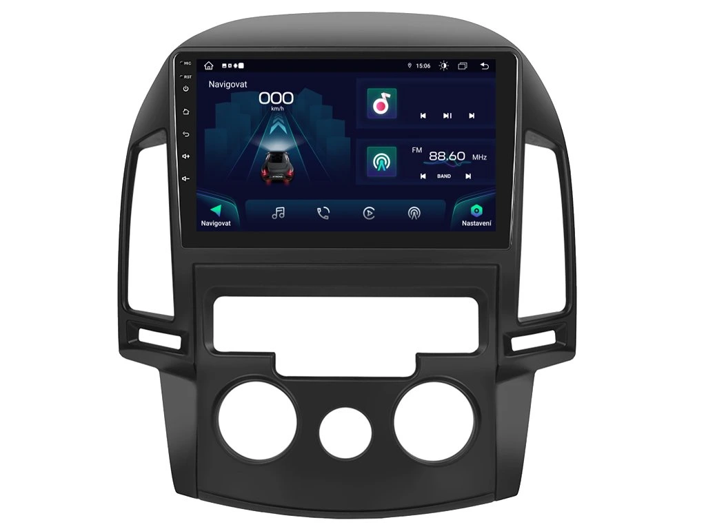 XTRONS 2DIN AUTORÁDIO IAP12-XEV43 ANDROID, HYUNDAI I30 S MANUÁLNÍ KLIMATIZACÍ
