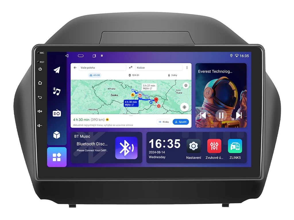 ISUDAR 2DIN AUTORÁDIO T68B-IEV29 ANDROID, HYUNDAI IX35