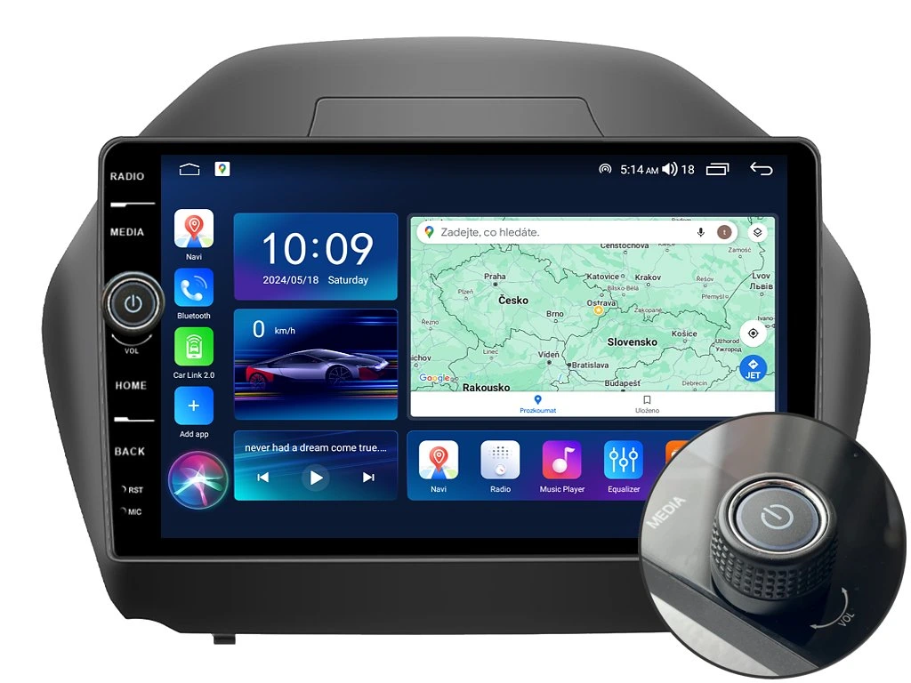 EVEREST 2DIN AUTORÁDIO EVE28 ANDROID, HYUNDAI IX35