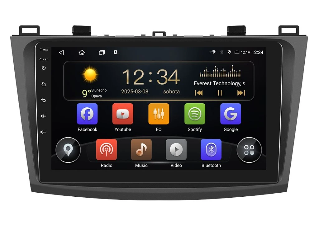 ISUDAR 2DIN AUTORÁDIO T72-IEV100 ANDROID, MAZDA 3 - I. GENERACE