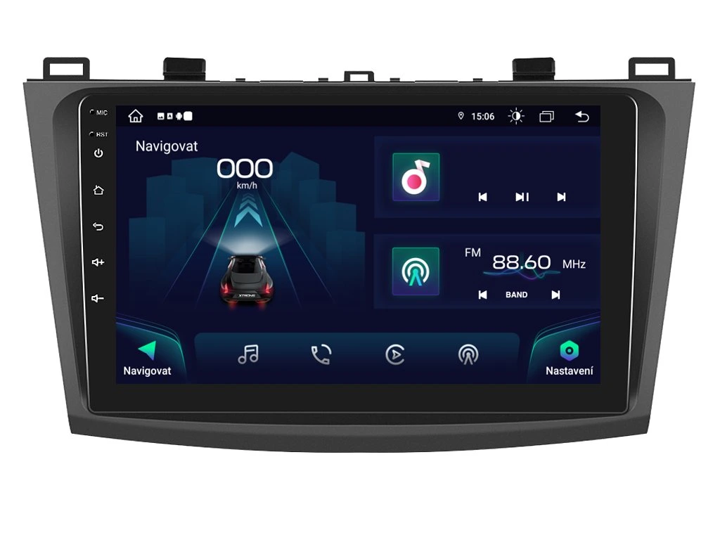 XTRONS 2DIN AUTORÁDIO IAP12-XEV17 ANDROID, MAZDA 3 - II. GENERACE
