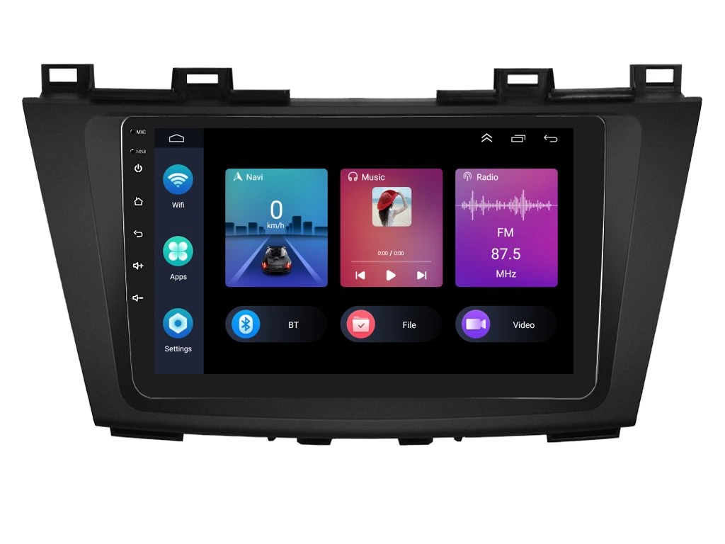 PODOFO 2DIN AUTORÁDIO PEV51 ANDROID, MAZDA 5 - II. GENERACE