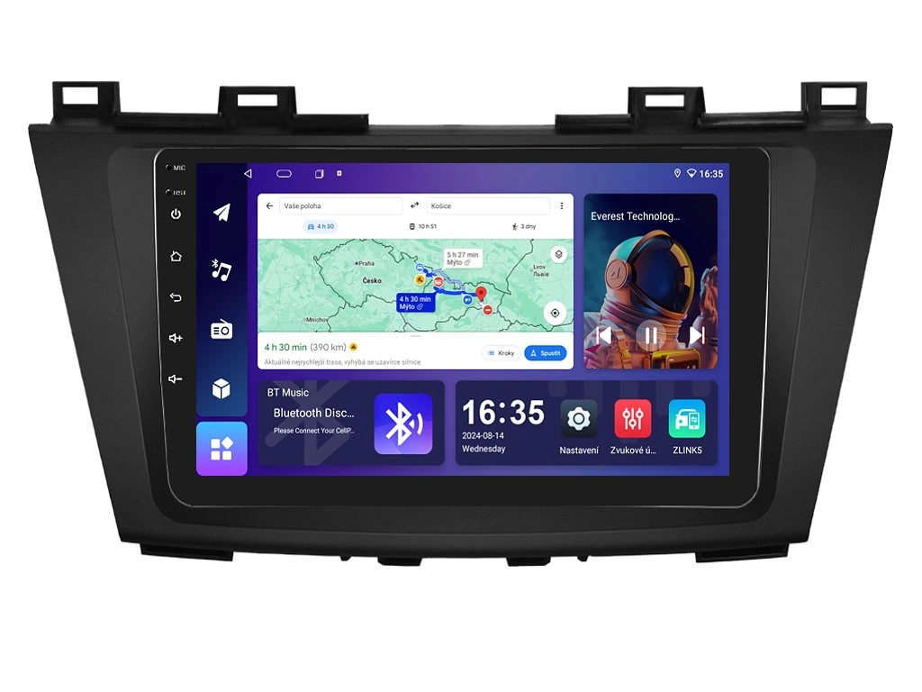 ISUDAR 2DIN AUTORÁDIO T68B-IEV26 ANDROID, MAZDA 5 - II. GENERACE