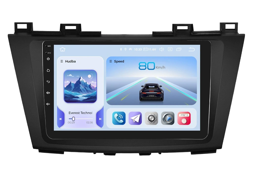 XTRONS 2DIN AUTORÁDIO IQP-XEV19 ANDROID, MAZDA 5 - II. GENERACE