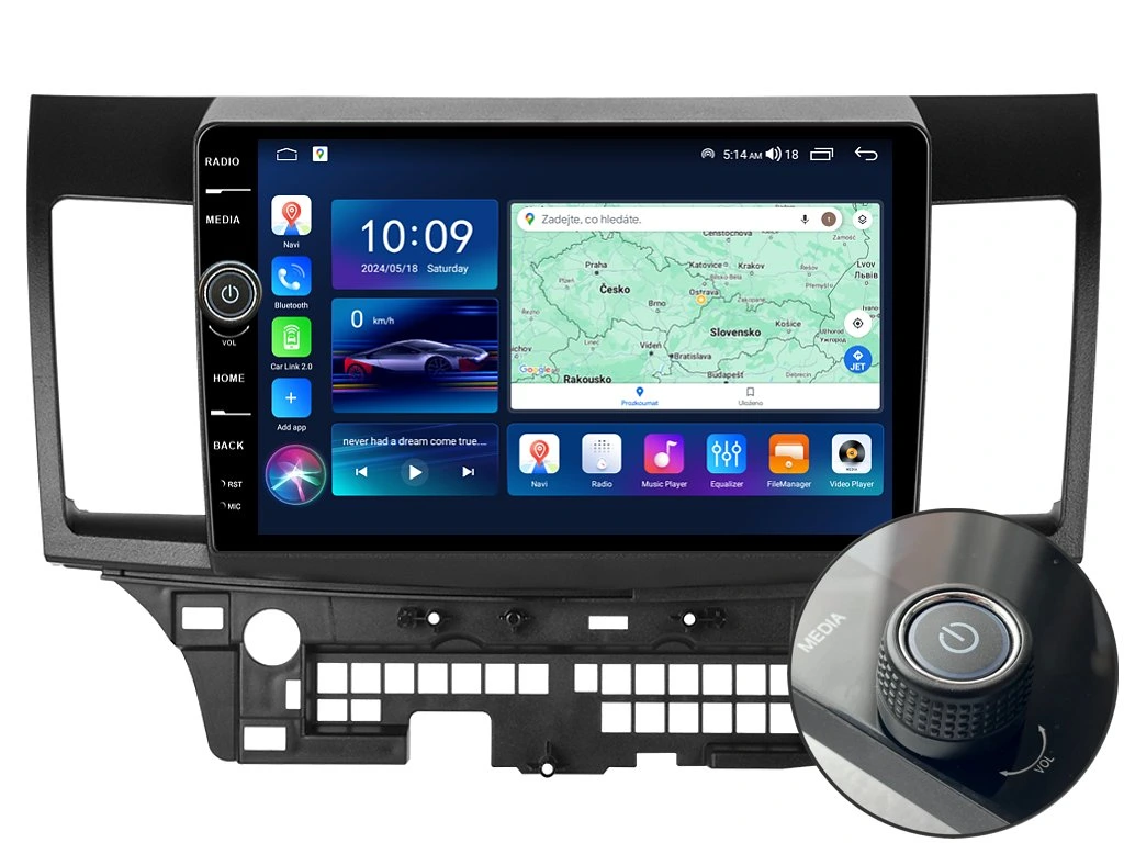 EVEREST 2DIN AUTORÁDIO EVE38 ANDROID, MITSUBISHI LANCER VIII