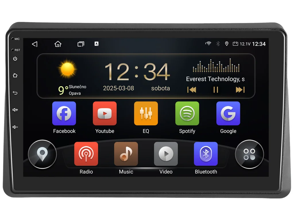 ISUDAR 2DIN AUTORÁDIO T72-IEV208 ANDROID, RENAULT MASTER III, OPEL MOVANO B, NISSAN NV400