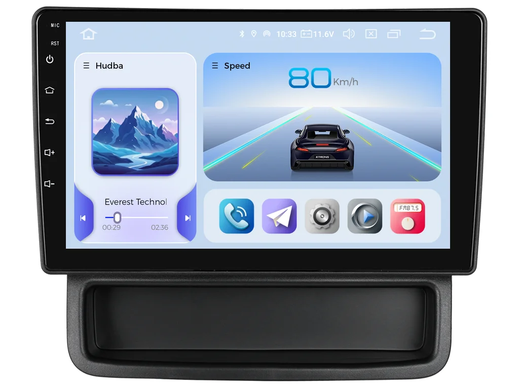 XTRONS 2DIN AUTORÁDIO IQP-XEV201 ANDROID, RENAULT TRAFIC II / OPEL VIVARO A / NISSAN PRIMASTAR