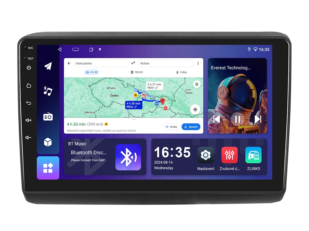 ISUDAR 2DIN AUTORÁDIO T68B-IEV54 ANDROID, FIAT DUCATO / PEUGEOT BOXER II / CITROEN JUMPER II