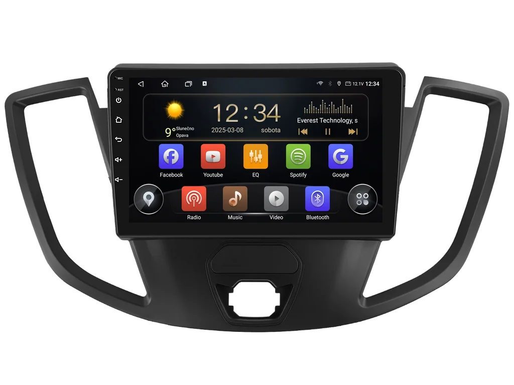 ISUDAR 2DIN AUTORÁDIO T75-IEV213 ANDROID, FORD TRANSIT VIII
