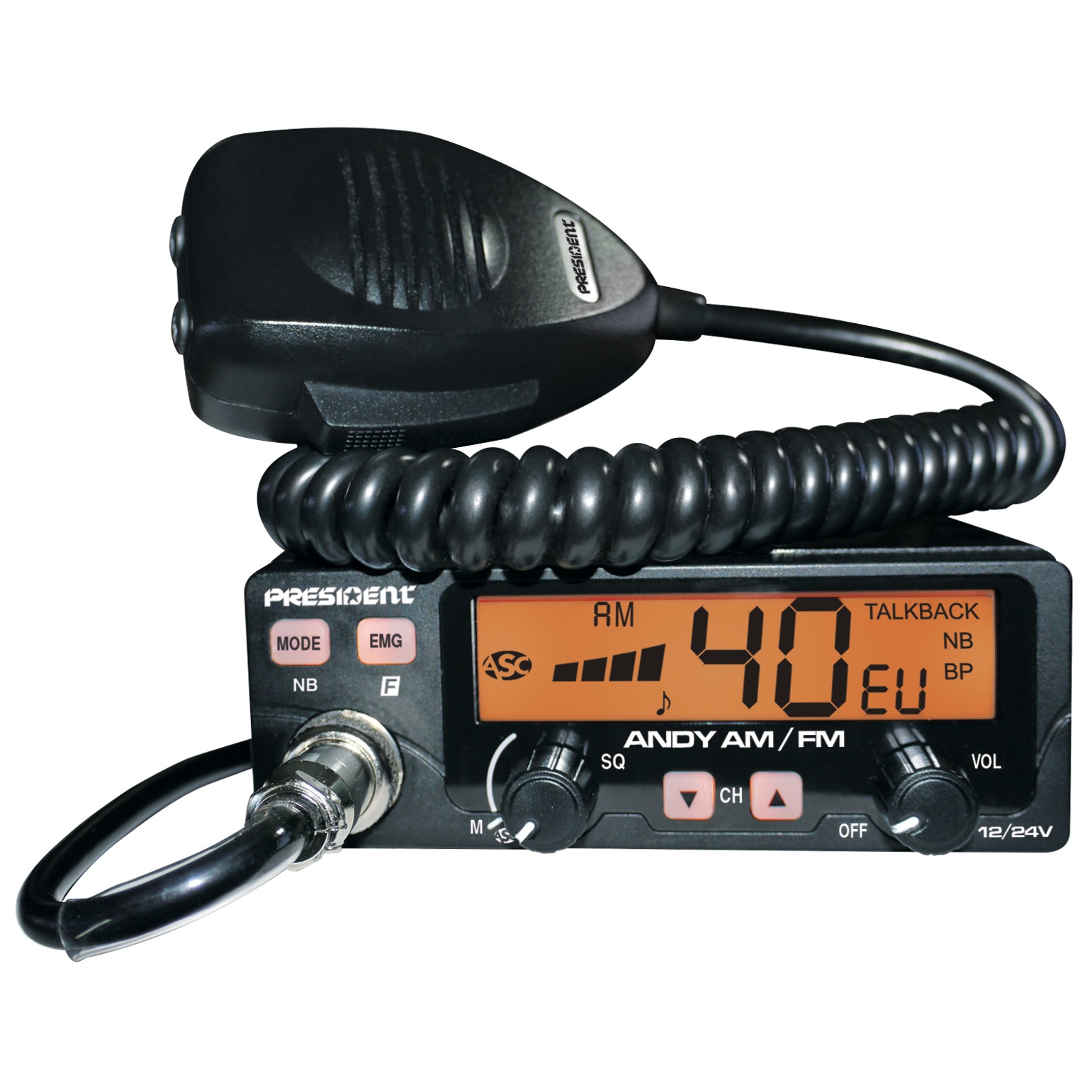 PRESIDENT ANDY AM/FM ASC 12/24V