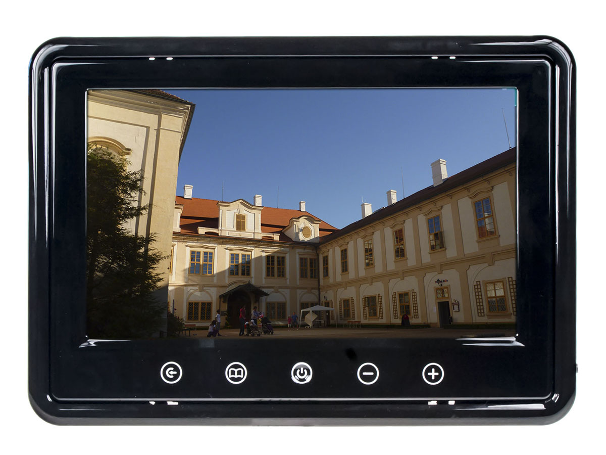 LCD MONITOR 9" ČERNÝ DO OPERKY NEBO PALUBNÍ DESKU