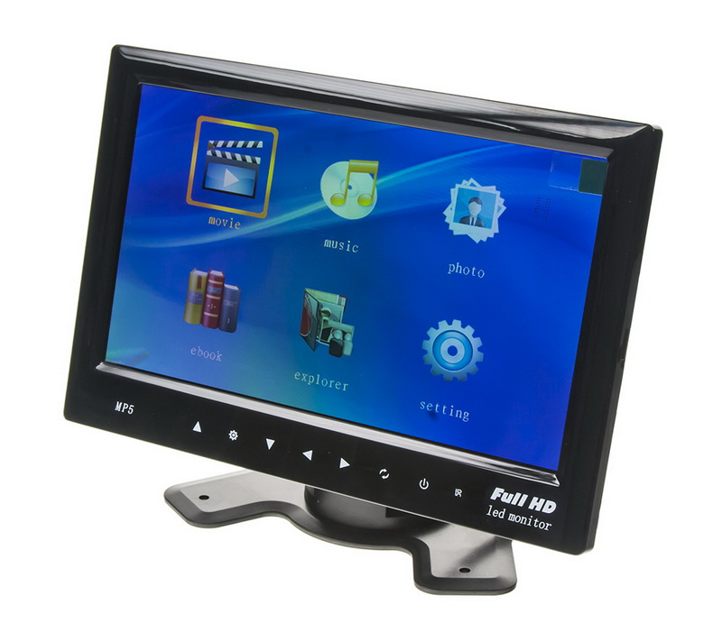 LCD MONITOR 7" NA PALUBNÍ DESKU S MICROSD/USB/FM MODULÁTOR/BLUETOOTH