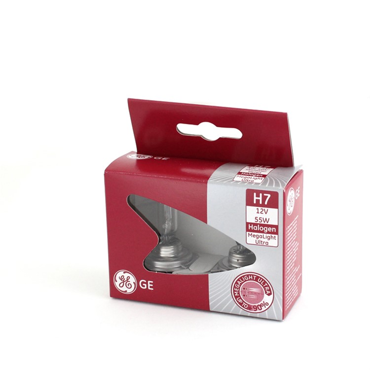 HALOGENOVÁ ŽÁROVKA GE MEGALIGHT ULTRA H7-MU90, H7 12V 55W 2 KS