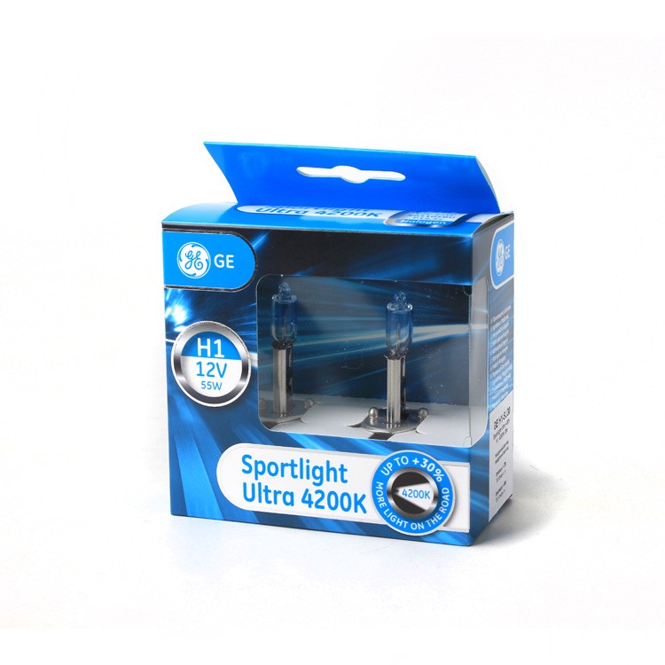 HALOGENOVÁ ŽÁROVKA GE SPORTLIGHT ULTRA H1 12V 55W 2 KS