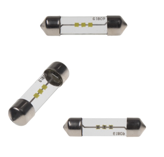LED SUFIT (36mm) bílá, 12V, CSP 2 KS