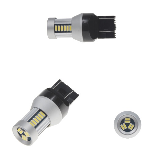 LED T20 (7443) bílá, 12-24V, 30LED/4014SMD - DVOUVLÁKNO 2 KS