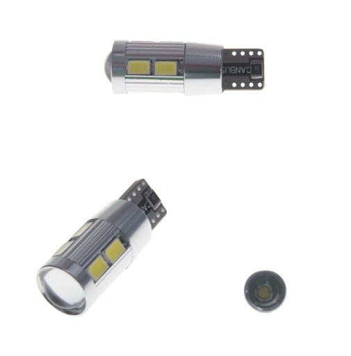 CREE LED T10 bílá, 12V, 5W + 8LED/5630SMD, (W3W, W5W) 2 KS
