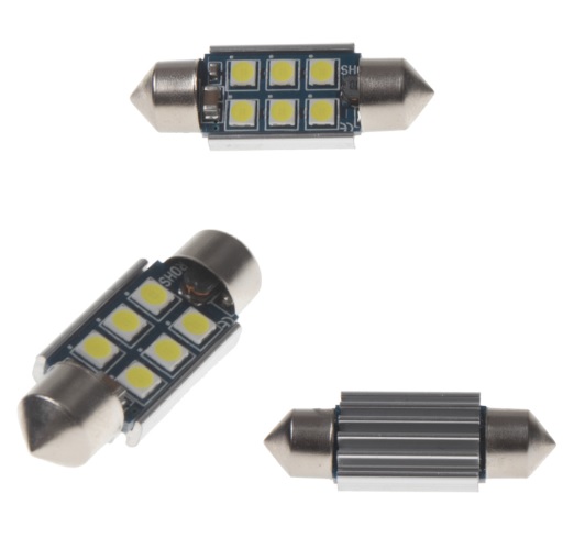 LED sufit (36mm) bílá, 12V, 6LED/3030SMD 2 KS