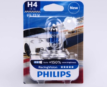 ŽÁROVKA PHILIPS RACING VISION H4 12V 60/55W 