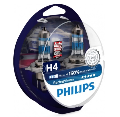 AUTOŽÁROVKA PHILIPS RACING VISION H4 12V 60/55W 2 KS
