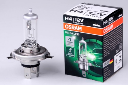AUTOŽÁROVKA OSRAM ULTRA LIFE H4 12V 60/55W 