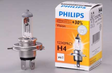 AUTOŽÁROVKA PHILIPS H4 12V 60/55W PREMIUM +30%