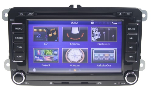 ATORÁDIO PRO VW, ŠKODA S 7" LCD