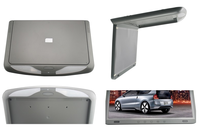 STROPNÍ LCD MONITOR 17" ŠEDÝ NEW LED SLIM/USB/SD/HDMI