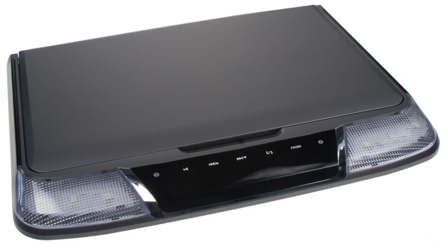 STROPNÍ MONITOR 11,6" ŠEDO/STŘÍBRNÝ S SD/USB/IR/FM/HDMI