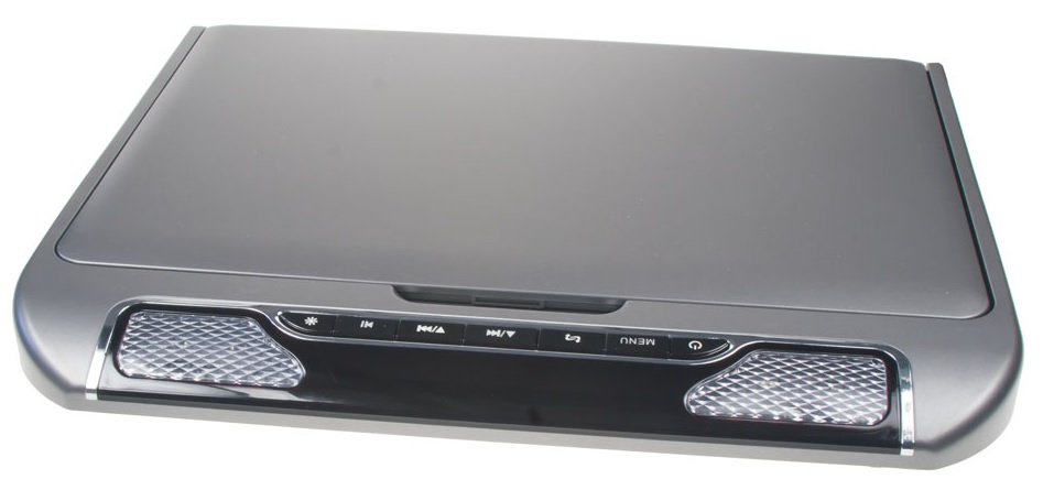 STROPNÍ MONITOR 13,3" ŠEDO/STŘÍBRNÝ S SD/USB/IR/FM/HDMI