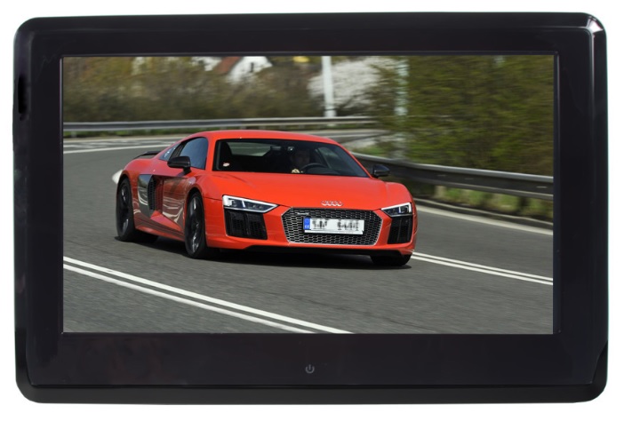 DVD/SD/USB/HDMI MONITOR 10,1" S DRŽÁKEM NA OPĚRKU, DOTYKOVÁ OBRAZOVKA