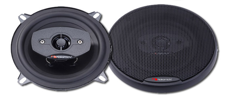 NAKAMICHI POLYPROPYLENE KOAXIÁLNÍ REPRODUKTORY 130 mm S MŘÍŽKOU 20/360W (PÁR)