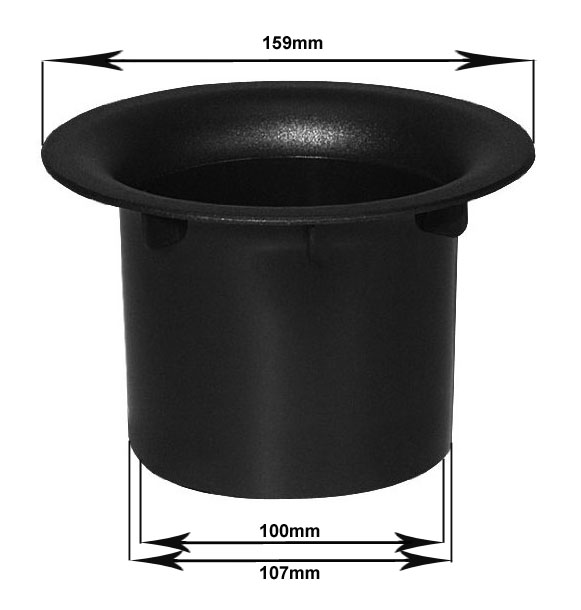 BASREFLEXOVÝ NÁTRUBEK 4", 100MM