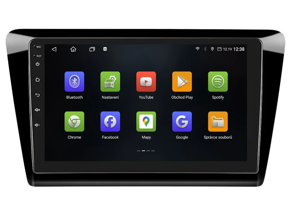 ISUDAR 2DIN AUTORÁDIO T72-IEV75 ANDROID, ŠKODA RAPID