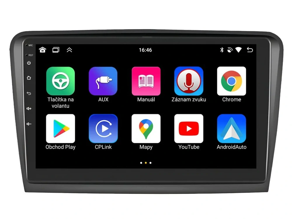BMODE 2DIN AUTORÁDIO BEX03 ANDROID, ŠKODA SUPERB II