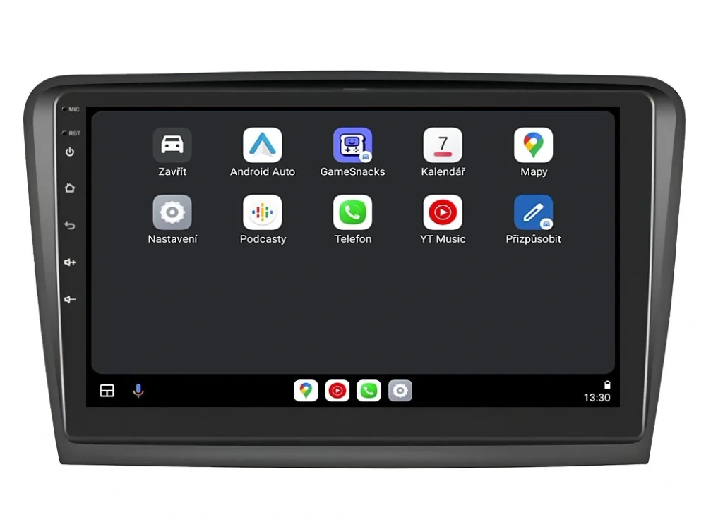 ISUDAR 2DIN AUTORÁDIO T72-IEV03 ANDROID, ŠKODA SUPERB II