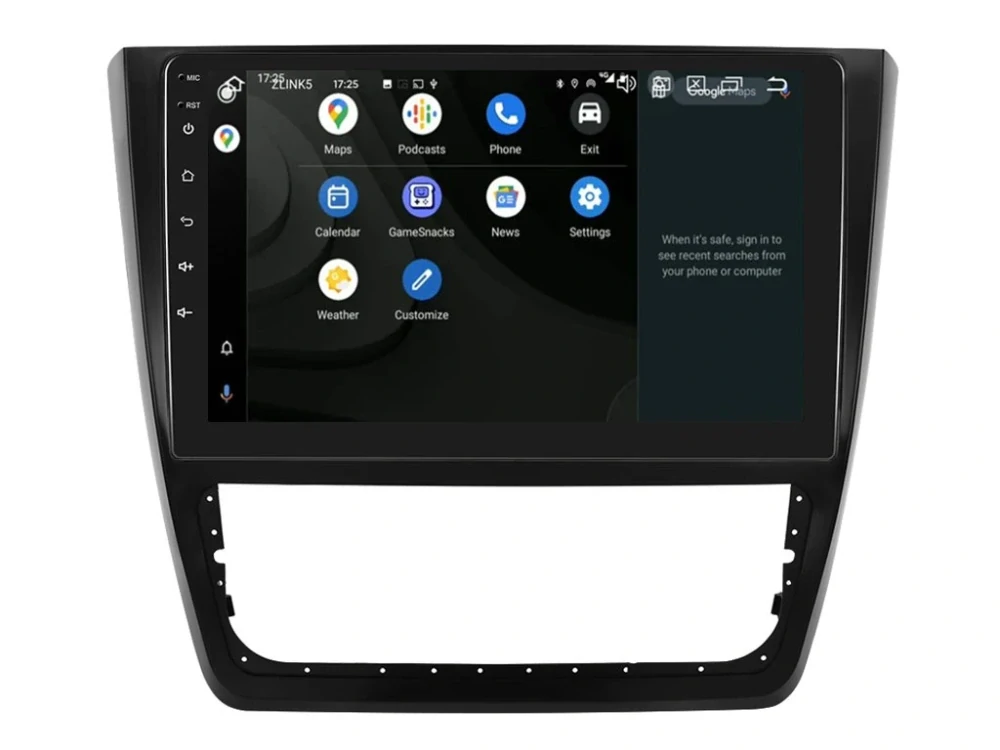 PODOFO 2DIN AUTORÁDIO PEV02 ANDROID, ŠKODA YETI