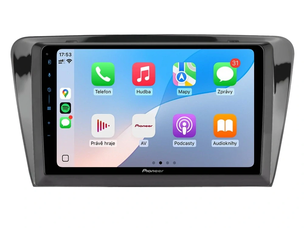 PIONEER 2DIN AUTORÁDIO SPH-PF97BT, ŠKODA OCTAVIA III