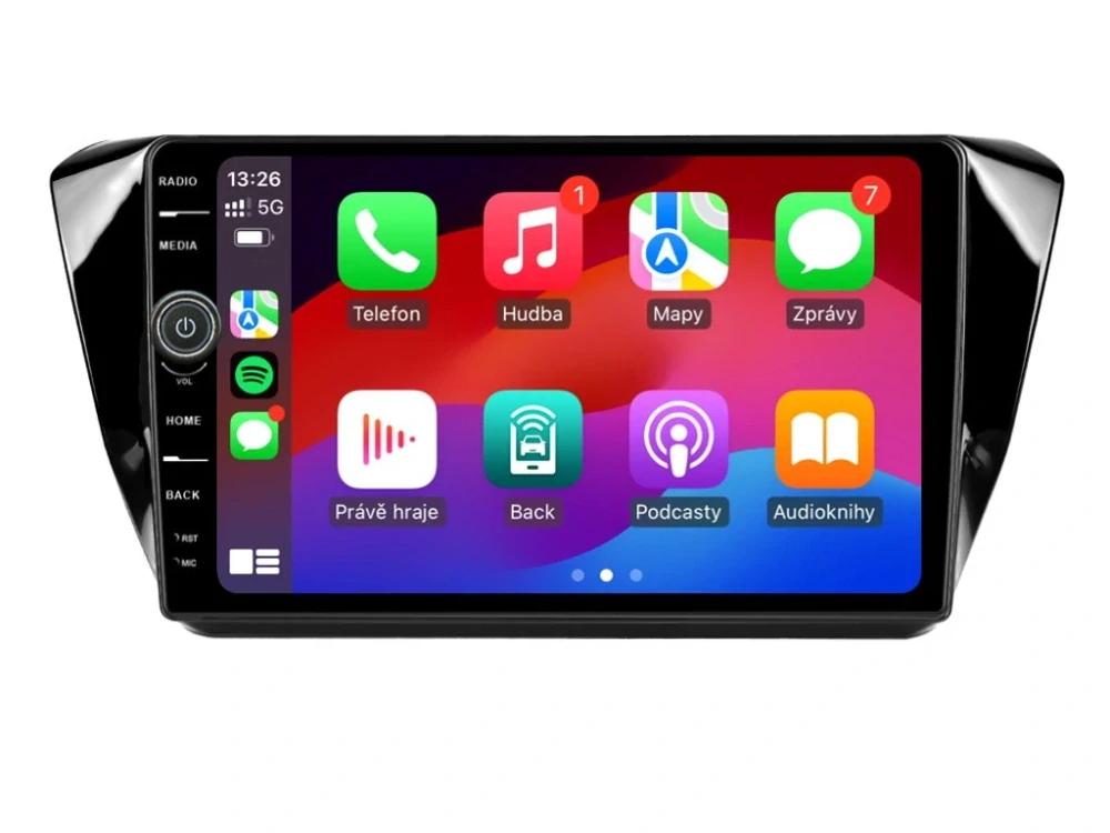EVEREST 2DIN AUTORÁDIO EVE07 ANDROID, ŠKODA SUPERB III